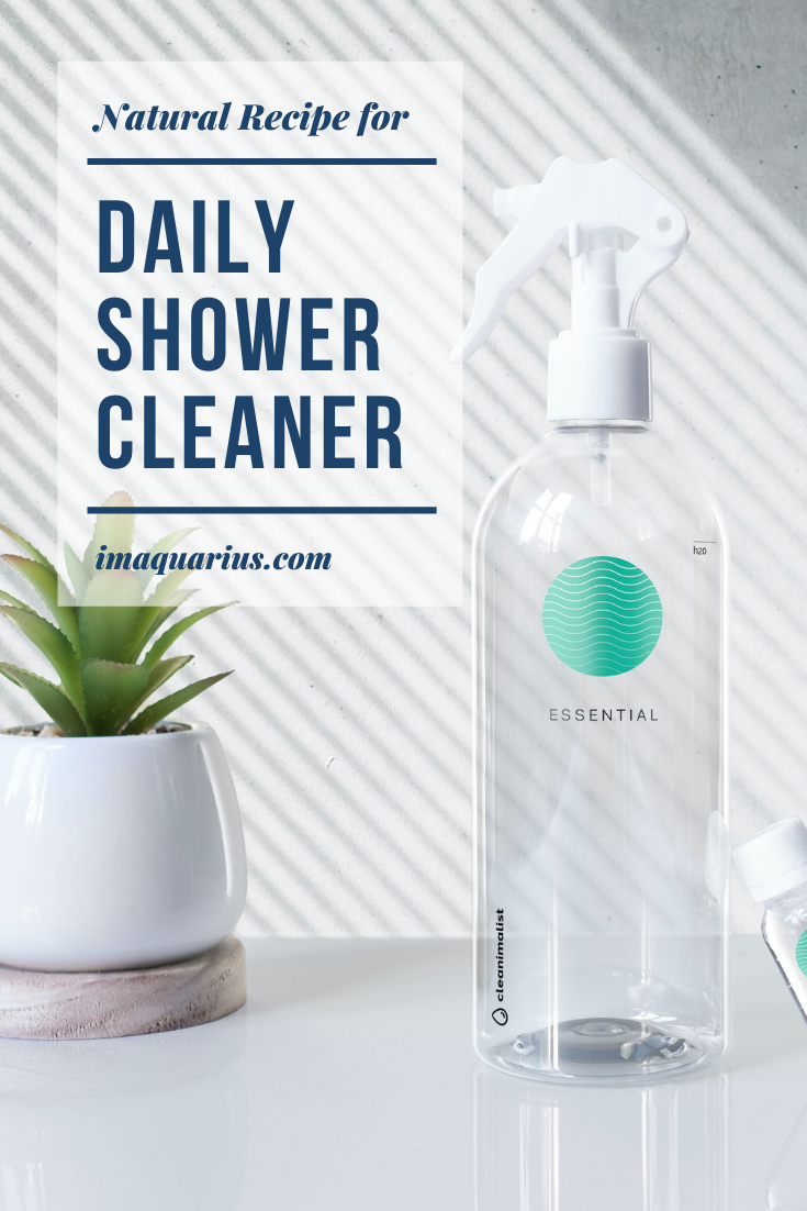Bottle of Jennifer's Miracle Daily Shower Cleaner
